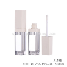 empty led lip gloss tube packaging with mirror white LED lip gloss container